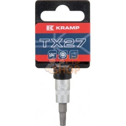 Douille de tournevis 1/4" Torx TX 27 | KRAMP Douille de tournevis 1/4" Torx TX 27 | KRAMPPR#566129