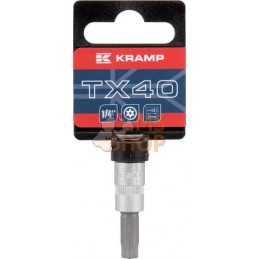 Douille de tournevis 1/4" Torx TX 40 | KRAMP Douille de tournevis 1/4" Torx TX 40 | KRAMPPR#566117