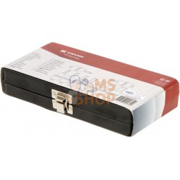 Jeu 9 douilles 1/2" 6 pans, métrique | KRAMP Jeu 9 douilles 1/2" 6 pans, métrique | KRAMPPR#564704
