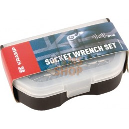 Jeu 14 douilles Mini 1/4" | KRAMP Jeu 14 douilles Mini 1/4" | KRAMPPR#564887