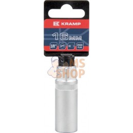 Douille clé à bougie 3/8" 16 mm | KRAMP Douille clé à bougie 3/8" 16 mm | KRAMPPR#565929