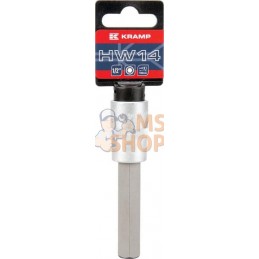 Douille de tournevis longue 1/2" Hex 14 mm | KRAMP Douille de tournevis longue 1/2" Hex 14 mm | KRAMPPR#565591