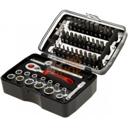 Jeu 47 douilles Mini 1/4" | KRAMP Jeu 47 douilles Mini 1/4" | KRAMPPR#564396