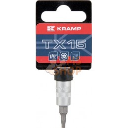 Douille de tournevis 1/4" Torx TX 15 | KRAMP Douille de tournevis 1/4" Torx TX 15 | KRAMPPR#566123