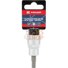 Douille de tournevis 1/2" Hex 1/4" | KRAMP Douille de tournevis 1/2" Hex 1/4" | KRAMPPR#565957