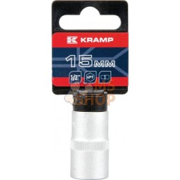 Douille 1/2" 6 pans 15 mm | KRAMP Douille 1/2" 6 pans 15 mm | KRAMPPR#566093
