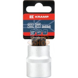 Douille 1/2" 6 pans 25 mm | KRAMP Douille 1/2" 6 pans 25 mm | KRAMPPR#565952