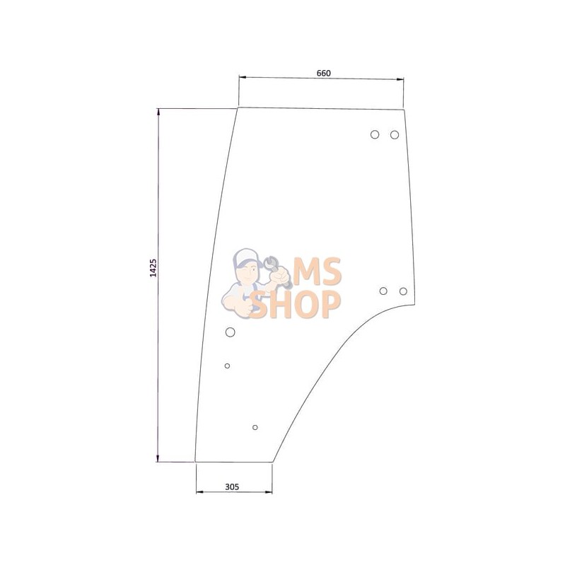 Glace de portière | KRAMP Glace de portière | KRAMPPR#463983