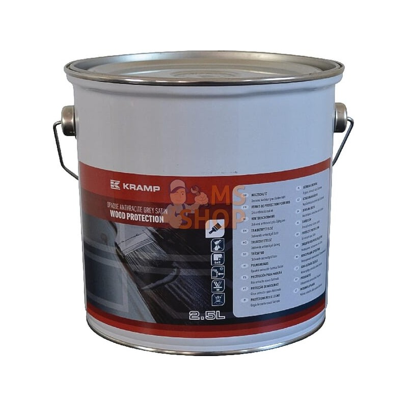 Peinture p. bois gr.anth. 2,5L | KRAMP Peinture p. bois gr.anth. 2,5L | KRAMPPR#842326 Peinture p. bois gr.anth. 2,5L | KRAMP Peinture p. bois gr.anth. 2,5L | KRAMPPR#842326
