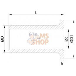 Douille perçage collet10x15x20 | KRAMP Douille perçage collet10x15x20 | KRAMPPR#651271