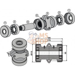 Roulement complet pour carré 30x30 | KRAMP Roulement complet pour carré 30x30 | KRAMPPR#842088