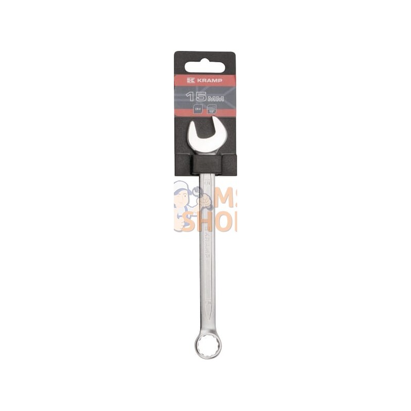 Clé mixte, 15 mm, Kramp | KRAMP Clé mixte, 15 mm, Kramp | KRAMPPR#565620 Clé mixte, 15 mm, Kramp | KRAMP Clé mixte, 15 mm, Kramp | KRAMPPR#565620