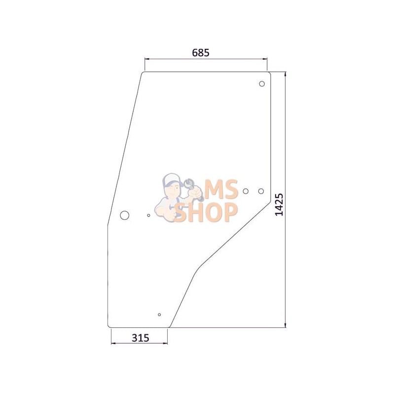Glace de portière | KRAMP Glace de portière | KRAMPPR#463903