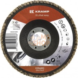 Disque lam. céramiq 125mm K120 | KRAMP Disque lam. céramiq 125mm K120 | KRAMPPR#462162