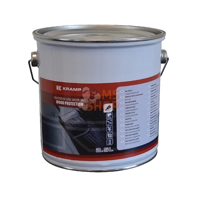Peinture pour bois, brun 2,5L | KRAMP Peinture pour bois, brun 2,5L | KRAMPPR#842325 Peinture pour bois, brun 2,5L | KRAMP Peinture pour bois, brun 2,5L | KRAMPPR#842325