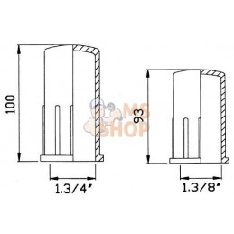 Douille de PDF 1:3/4" | KRAMP Douille de PDF 1:3/4" | KRAMPPR#508530