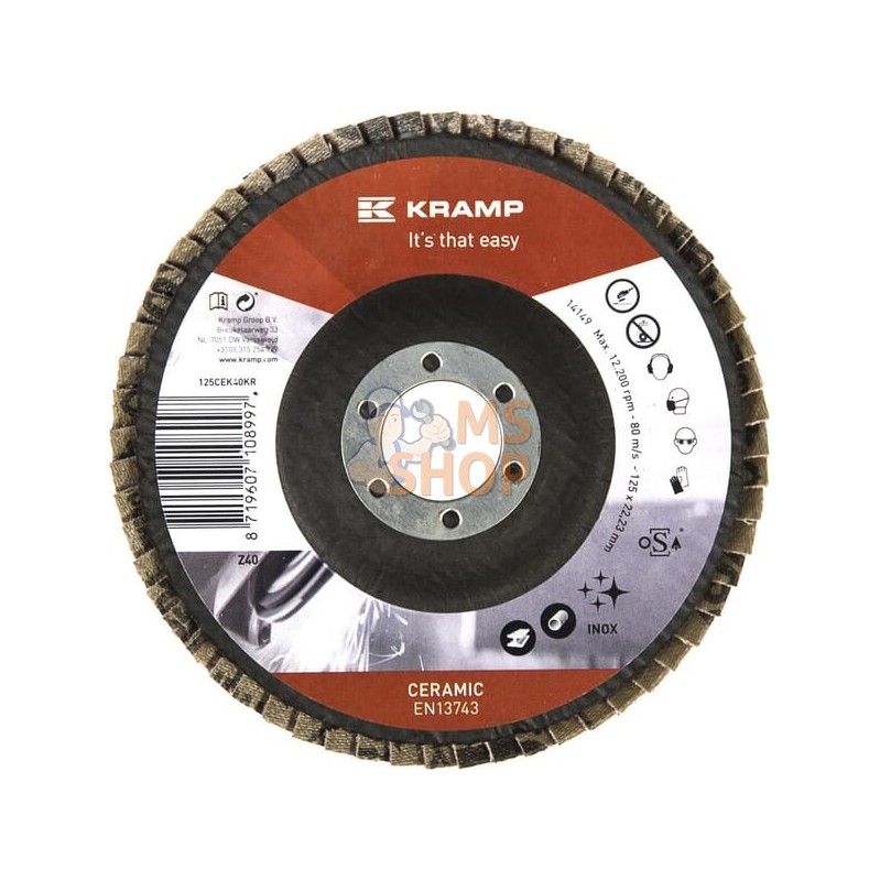 Disque lam. céramiq 125mm K40 | KRAMP Disque lam. céramiq 125mm K40 | KRAMPPR#462153 Disque lam. céramiq 125mm K40 | KRAMP Disque lam. céramiq 125mm K40 | KRAMPPR#462153