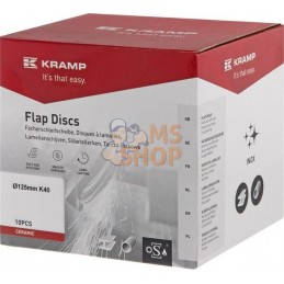 Disque lam. céramiq 125mm K40 | KRAMP Disque lam. céramiq 125mm K40 | KRAMPPR#462153