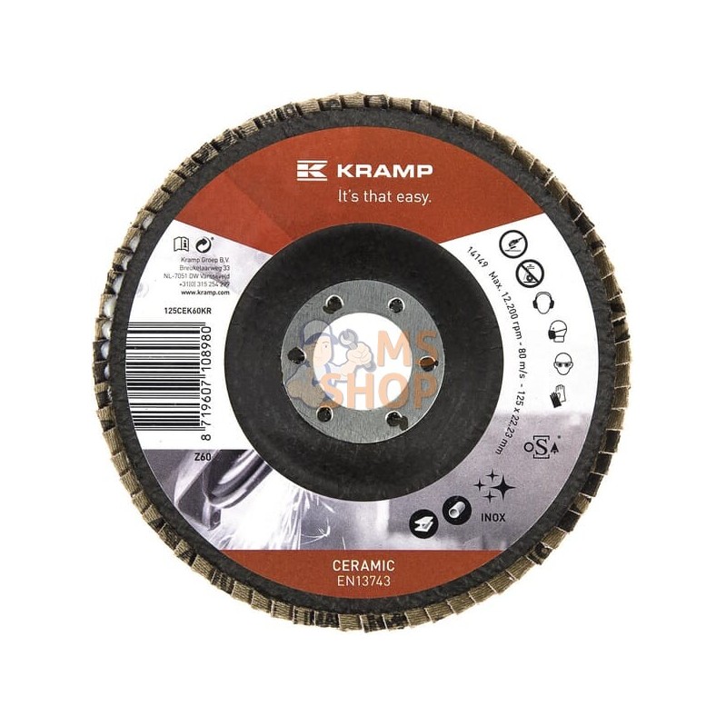 Disque lam. céramiq 125mm K60 | KRAMP Disque lam. céramiq 125mm K60 | KRAMPPR#462154 Disque lam. céramiq 125mm K60 | KRAMP Disque lam. céramiq 125mm K60 | KRAMPPR#462154