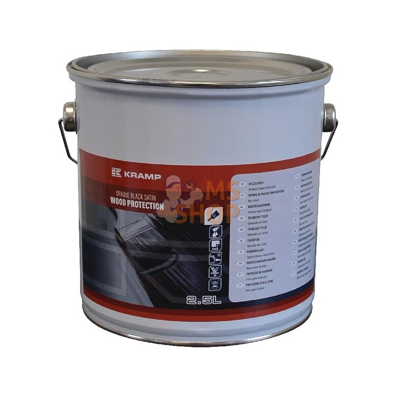 Peinture pour bois, noir 2,5L | KRAMP Peinture pour bois, noir 2,5L | KRAMPPR#842293 Peinture pour bois, noir 2,5L | KRAMP Peinture pour bois, noir 2,5L | KRAMPPR#842293