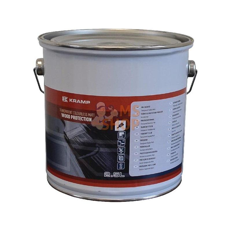 Peinture p. bois incolore 2,5L | KRAMP Peinture p. bois incolore 2,5L | KRAMPPR#842331 Peinture p. bois incolore 2,5L | KRAMP Peinture p. bois incolore 2,5L | KRAMPPR#842331