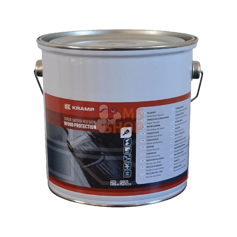 Peinture pour bois, rouge 2,5L | KRAMP Peinture pour bois, rouge 2,5L | KRAMPPR#842263 Peinture pour bois, rouge 2,5L | KRAMP Peinture pour bois, rouge 2,5L | KRAMPPR#842263