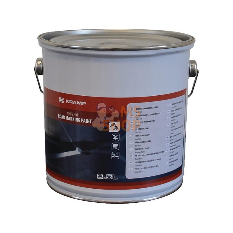 Peinture de marquage Blanche 2,5L | KRAMP Peinture de marquage Blanche 2,5L | KRAMPPR#650561 Peinture de marquage Blanche 2,5L | KRAMP Peinture de marquage Blanche 2,5L | KRAMPPR#650561