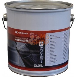 Peinture pour bois, noir 2,5L | KRAMP Peinture pour bois, noir 2,5L | KRAMPPR#842332