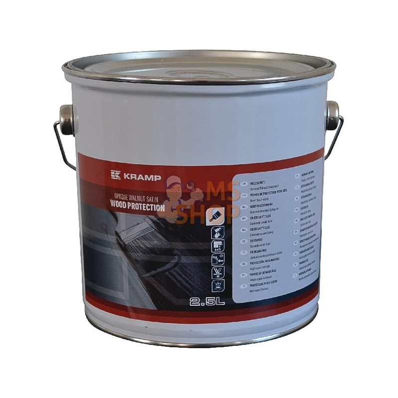 Peinture pour bois, noix 2,5L | KRAMP Peinture pour bois, noix 2,5L | KRAMPPR#842328 Peinture pour bois, noix 2,5L | KRAMP Peinture pour bois, noix 2,5L | KRAMPPR#842328
