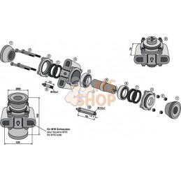 Roulement complet pour carré 26x26 | KRAMP Roulement complet pour carré 26x26 | KRAMPPR#842079