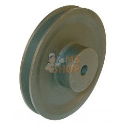Poulie pour courroie trapézoïdale 1 rainure A ou SPA diamètre 90.50 mm Kramp | KRAMP Poulie pour courroie trapézoïdale 1 rainure