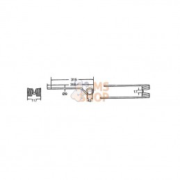 VGPZ215KR; KRAMP; Dent de pirouette rot. G. p/PZ; pièce detachée