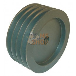 Poulie pour courroie trapézoïdale 4 rainures B ou SPB diamètre 97 mm Kramp | KRAMP Poulie pour courroie trapézoïdale 4 rainures 