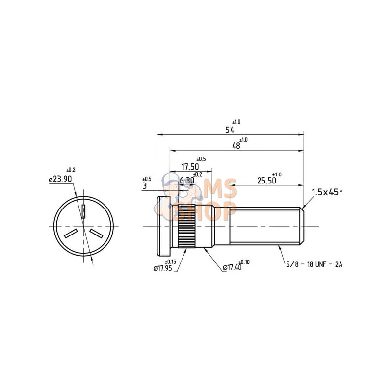 Boulon de roue | KRAMP Boulon de roue | KRAMPPR#650244