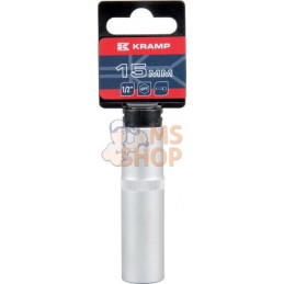 Douille longue 1/2" 6 pans 15mm | KRAMP Douille longue 1/2" 6 pans 15mm | KRAMPPR#565825