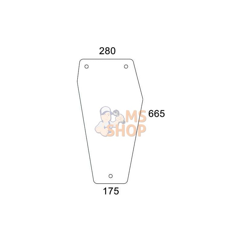Pare-brise, partie inférieure | KRAMP Pare-brise, partie inférieure | KRAMPPR#463807