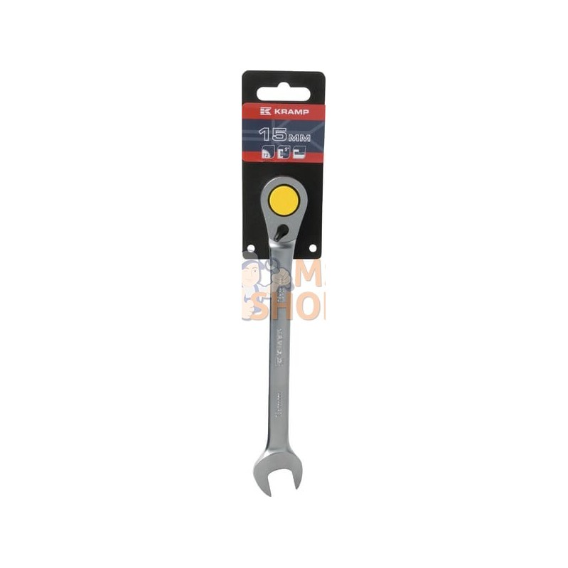 Clé mixte à cliquet, 15 mm, Kramp | KRAMP Clé mixte à cliquet, 15 mm, Kramp | KRAMPPR#564998 Clé mixte à cliquet, 15 mm, Kramp | KRAMP Clé mixte à cliquet, 15 mm, Kramp | KRAMPPR#564998