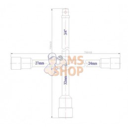 Démonte-roue 24x27x32x3/4" | KRAMP Démonte-roue 24x27x32x3/4" | KRAMPPR#564292
