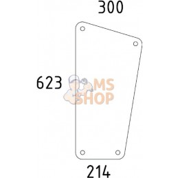 Vitre de cabine | KRAMP Vitre de cabine | KRAMPPR#463607