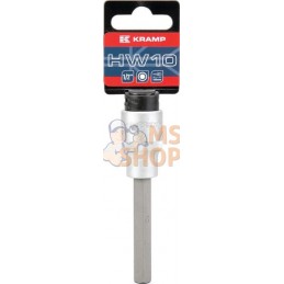 Douille de tournevis longue 1/2" Hex 10 mm | KRAMP Douille de tournevis longue 1/2" Hex 10 mm | KRAMPPR#565738