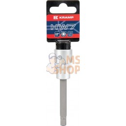Douille de tournevis longue 1/2" Hex 7 mm | KRAMP Douille de tournevis longue 1/2" Hex 7 mm | KRAMPPR#565842