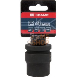 Douille à choc 3/4" 24 mm | KRAMP Douille à choc 3/4" 24 mm | KRAMPPR#565258