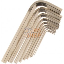 Clés hex. 1,5/10 mm 9 pcs. | KRAMP Clés hex. 1,5/10 mm 9 pcs. | KRAMPPR#565204