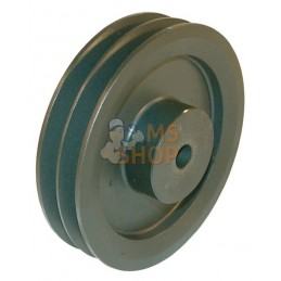 Poulie pour courroie trapézoïdale 2 rainures Z ou SPZ diamètre 67 mm Kramp | KRAMP Poulie pour courroie trapézoïdale 2 rainures 