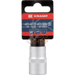 Douille 1/2" 6 pans 11/16" | KRAMP Douille 1/2" 6 pans 11/16" | KRAMPPR#566078