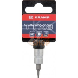 Douille de tournevis 1/4" Torx TX 8 | KRAMP Douille de tournevis 1/4" Torx TX 8 | KRAMPPR#566118