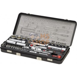Jeu 65 douilles 1/4" + 1/2" | KRAMP Jeu 65 douilles 1/4" + 1/2" | KRAMPPR#564064