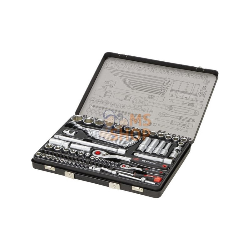 Jeu 82 douilles mixtes 1/4" + 1/2" | KRAMP Jeu 82 douilles mixtes 1/4" + 1/2" | KRAMPPR#564005 Jeu 82 douilles mixtes 1/4" + 1/2" | KRAMP Jeu 82 douilles mixtes 1/4" + 1/2" | KRAMPPR#564005