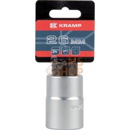 Douille 3/4" 6 pans 26 mm | KRAMP Douille 3/4" 6 pans 26 mm | KRAMPPR#565463