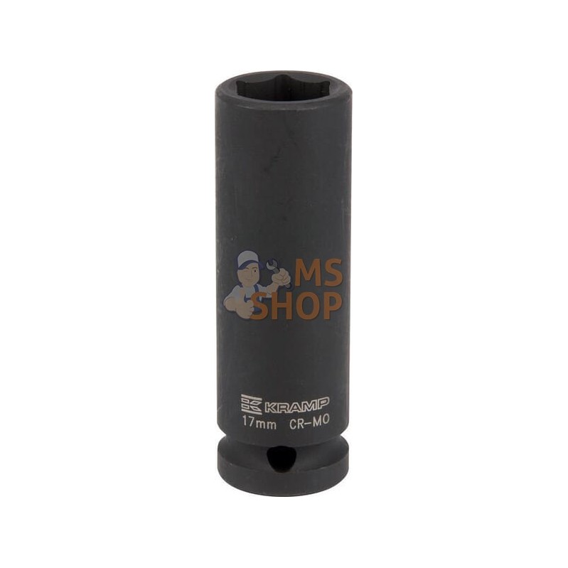 Douille à choc longue 1/2" 17 mm | KRAMP Douille à choc longue 1/2" 17 mm | KRAMPPR#565537 Douille à choc longue 1/2" 17 mm | KRAMP Douille à choc longue 1/2" 17 mm | KRAMPPR#565537